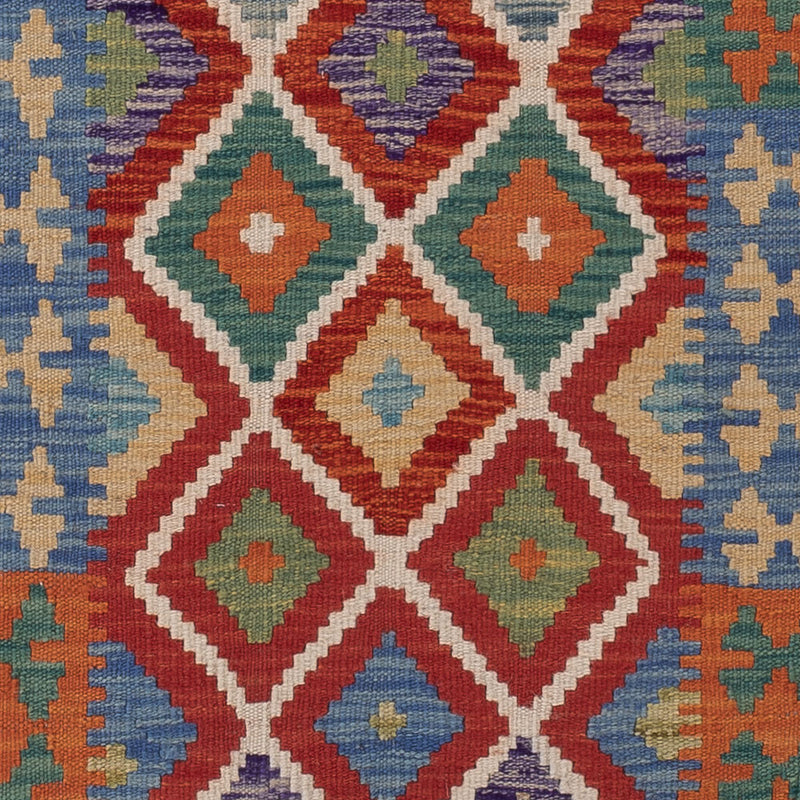 キリム マイメネ 絨毯 200x71cm - ウールラグ