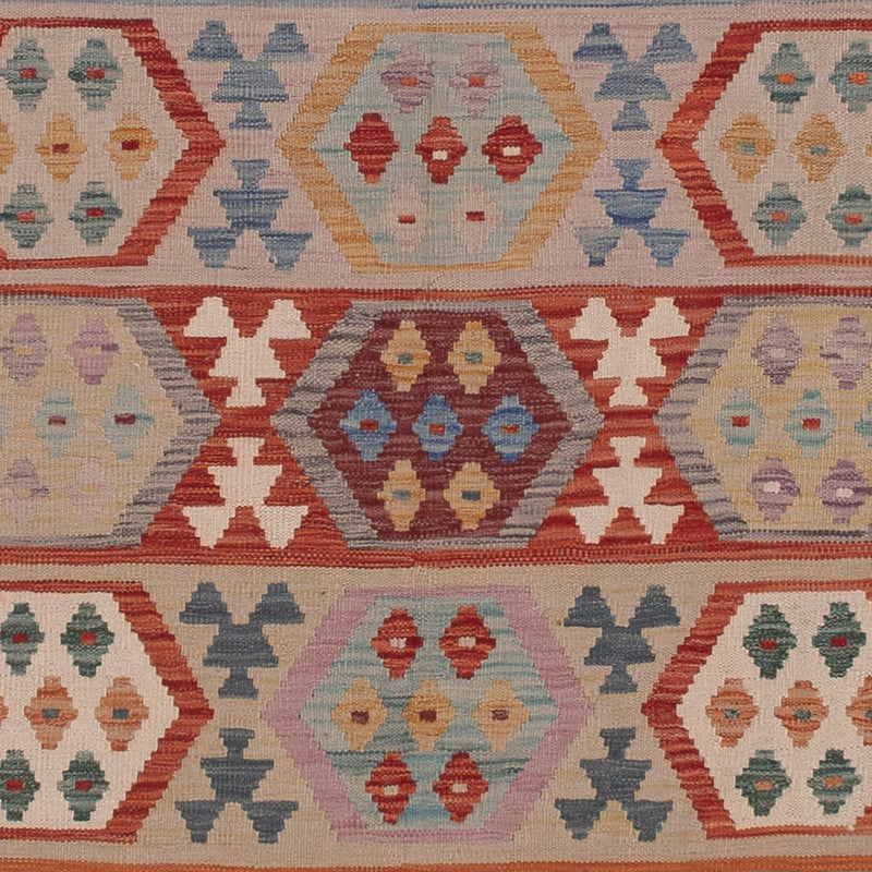 キリム マイメネ 絨毯 352x254cm - ウールラグ