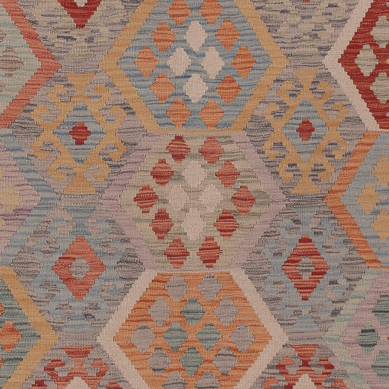 キリム マイメネ 絨毯 367x256cm - ウールラグ