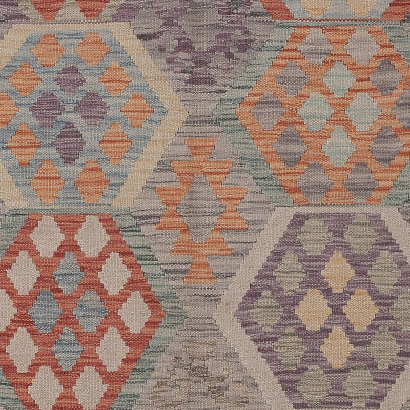 キリム マイメネ 絨毯 302x200cm - ウールラグ