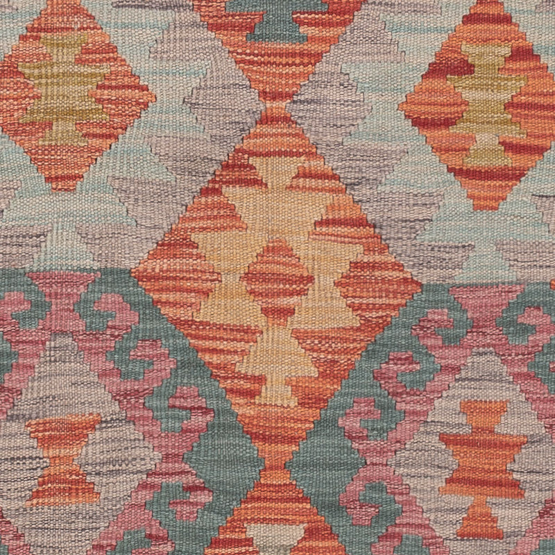 キリム マイメネ 絨毯 196x147cm - ウールラグ