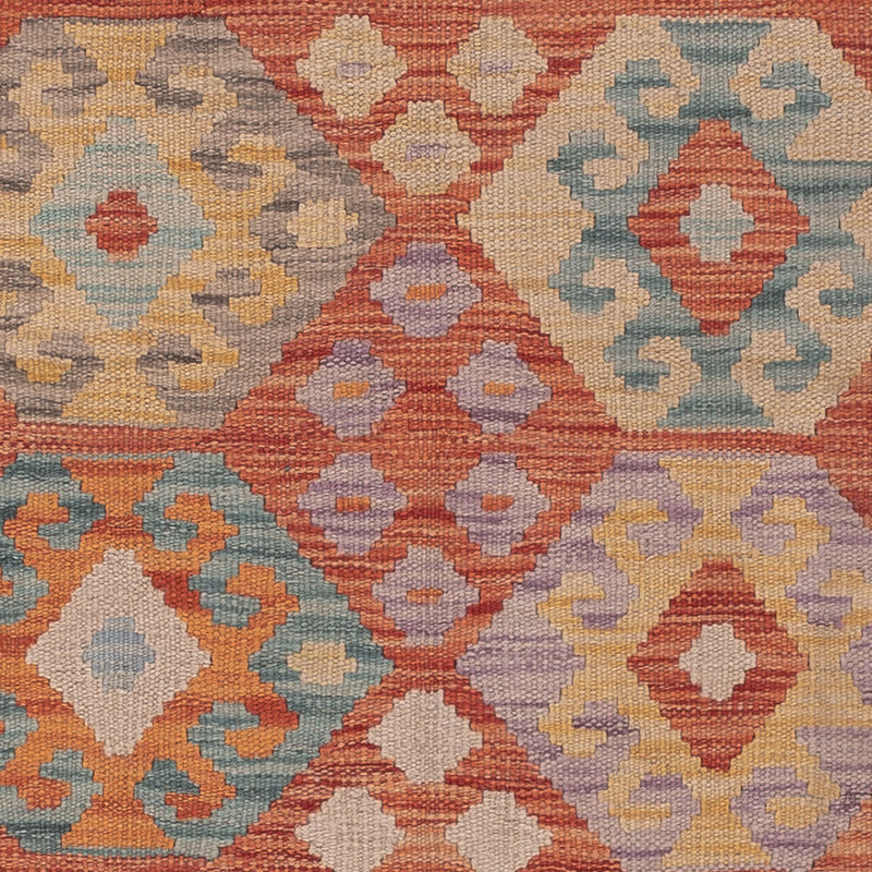 キリム マイメネ 絨毯 195x149cm - ウールラグ