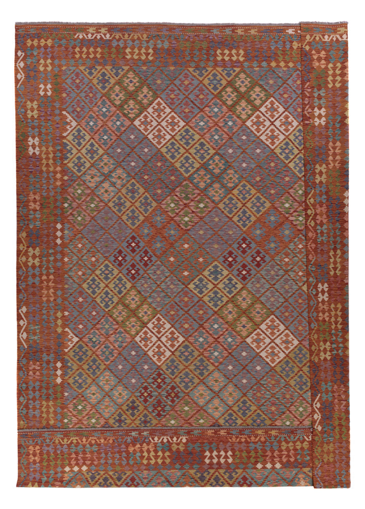 キリム マイメネ 絨毯 507x360cm - ウールラグ