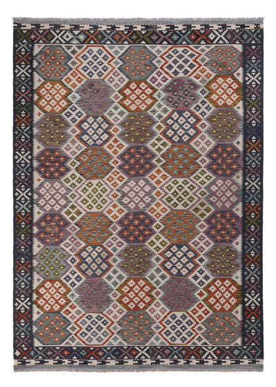 キリム マイメネ 絨毯 207x291cm - ウールラグ