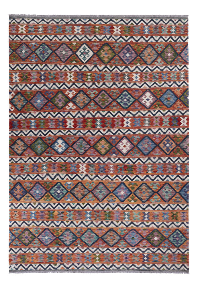 キリム マイメネ 絨毯 296x211cm - ウールラグ
