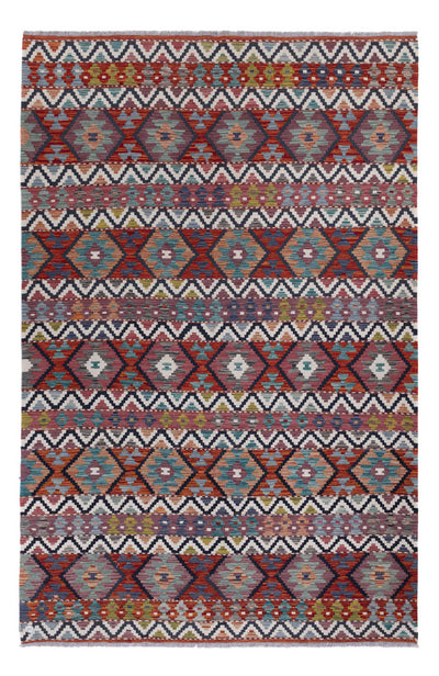 キリム マイメネ 絨毯 198x303cm - ウールラグ