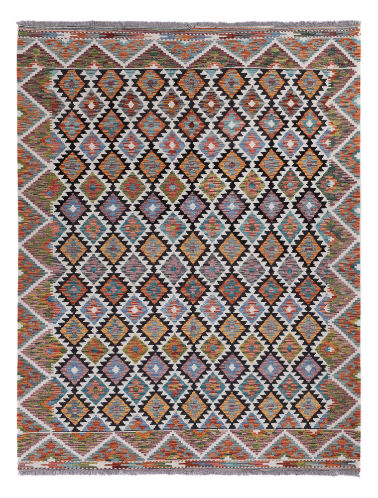 キリム マイメネ 絨毯 241x185cm - ウールラグ