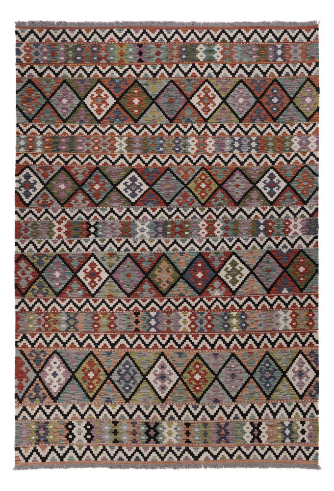 キリム マイメネ 絨毯 287x197cm - ウールラグ
