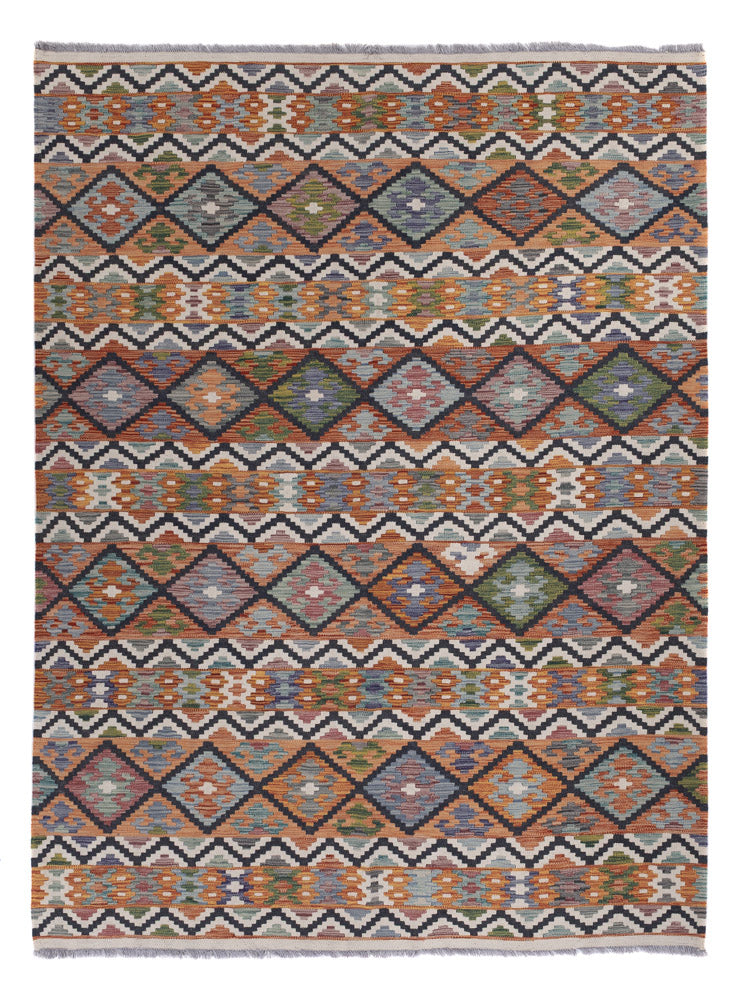 キリム マイメネ 絨毯 244x185cm - ウールラグ