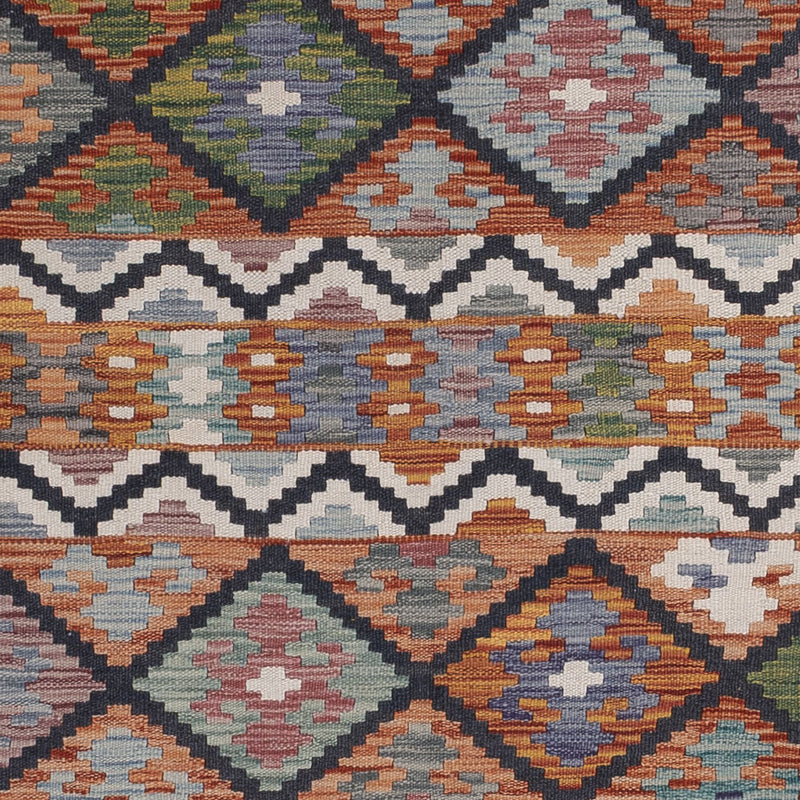 キリム マイメネ 絨毯 244x185cm - ウールラグ