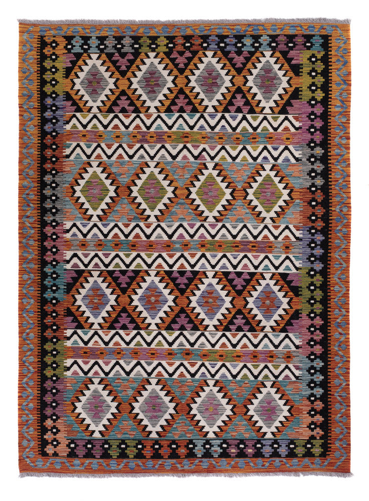 キリム マイメネ 絨毯 245x178cm - ウールラグ