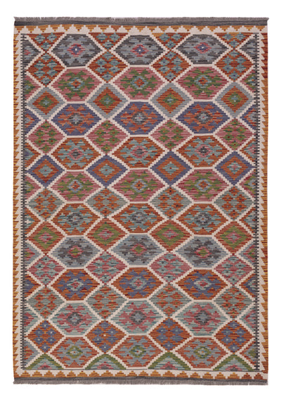 キリム マイメネ 絨毯 146x204cm - ウールラグ