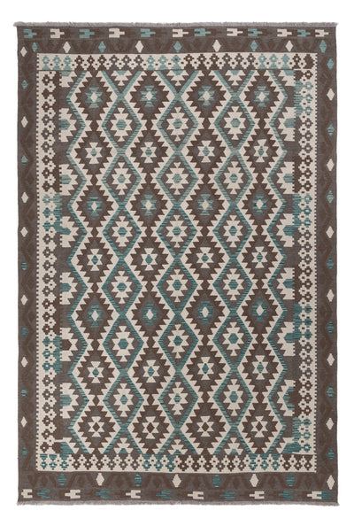 キリム マイメネ 絨毯 197x294cm - ウールラグ