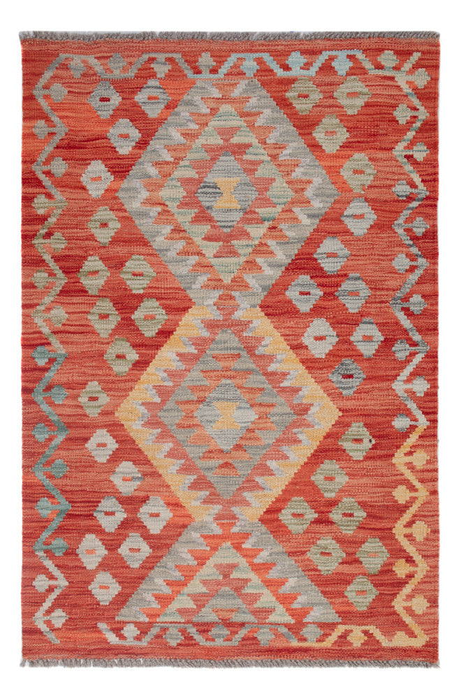 キリム マイメネ 絨毯 123x80cm - ウールラグ