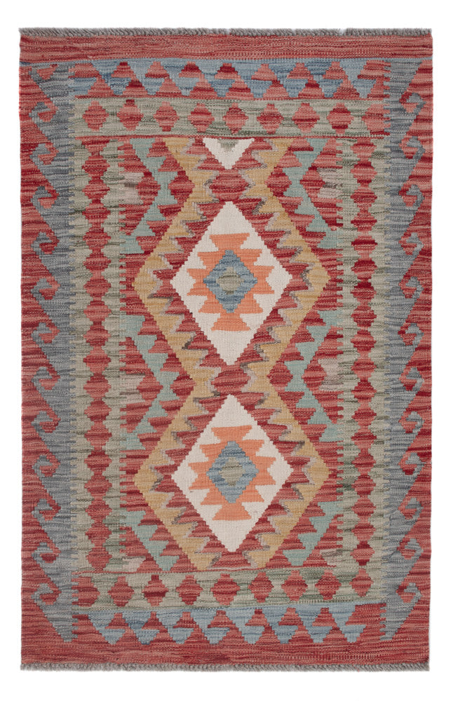 キリム マイメネ 絨毯 123x82cm - ウールラグ