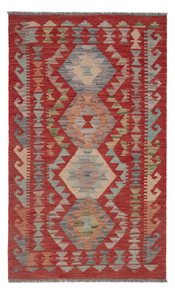 キリム マイメネ 絨毯 128x74cm - ウールラグ
