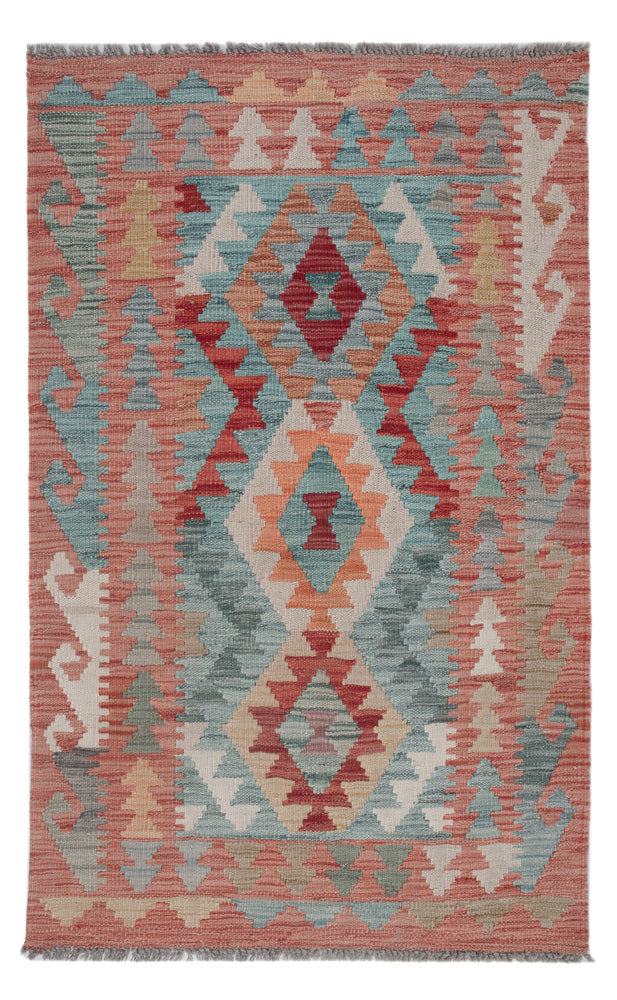 キリム マイメネ 絨毯 127x77cm - ウールラグ