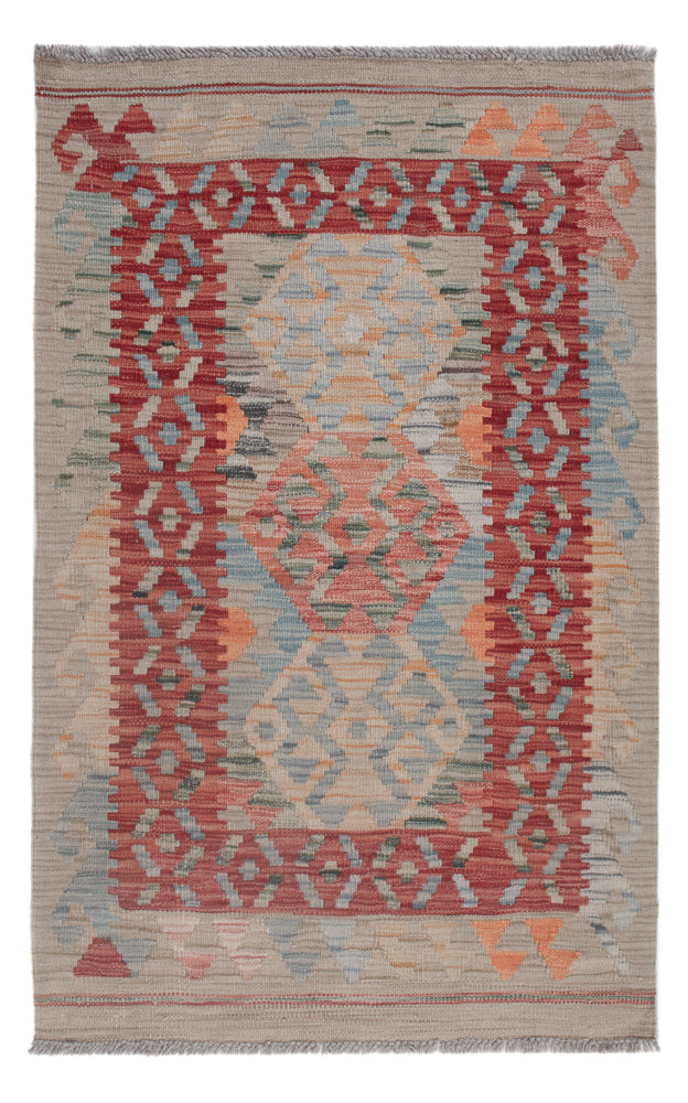 キリム マイメネ 絨毯 119x77cm - ウールラグ