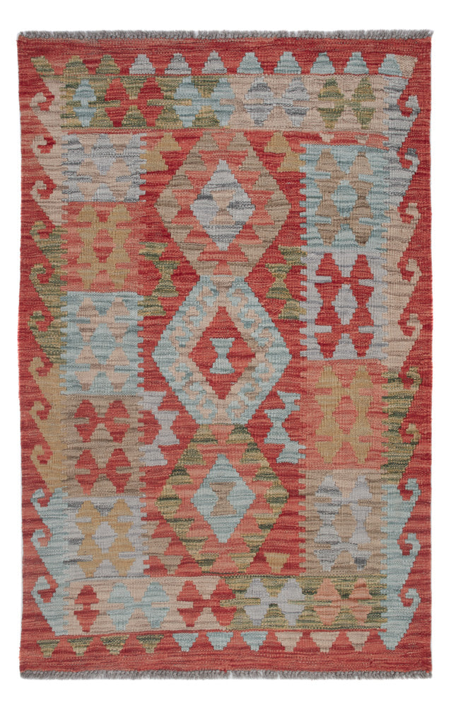 キリム マイメネ 絨毯 120x81cm - ウールラグ