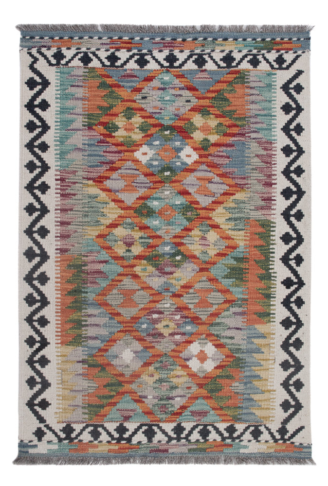 キリム マイメネ 絨毯 118x77cm - ウールラグ