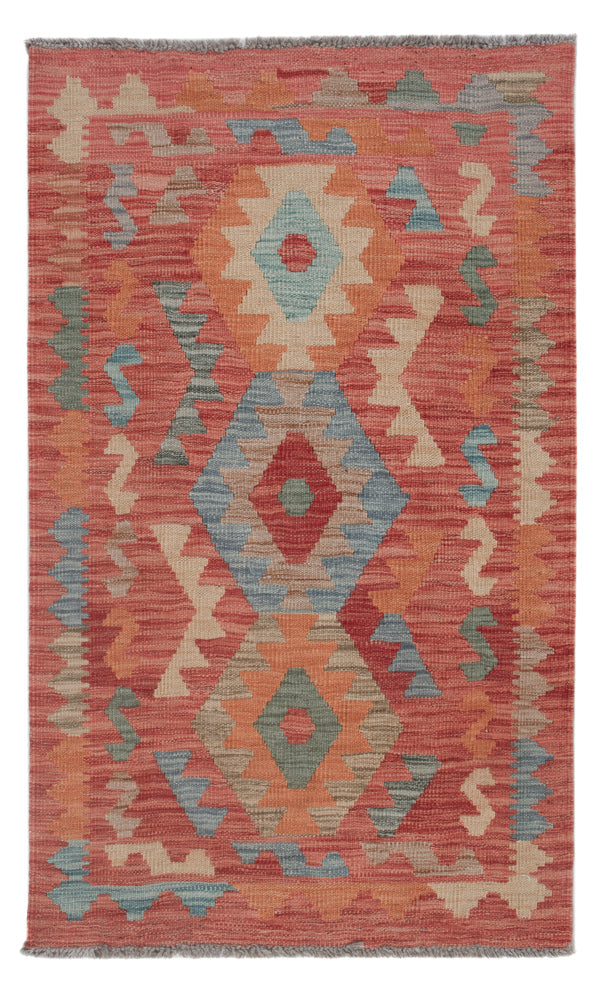 キリム マイメネ 絨毯 125x74cm - ウールラグ