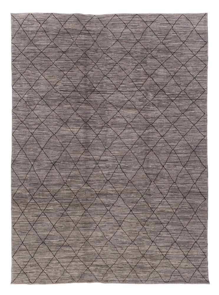 ベルベル絨毯 344x256cm - ウールラグ