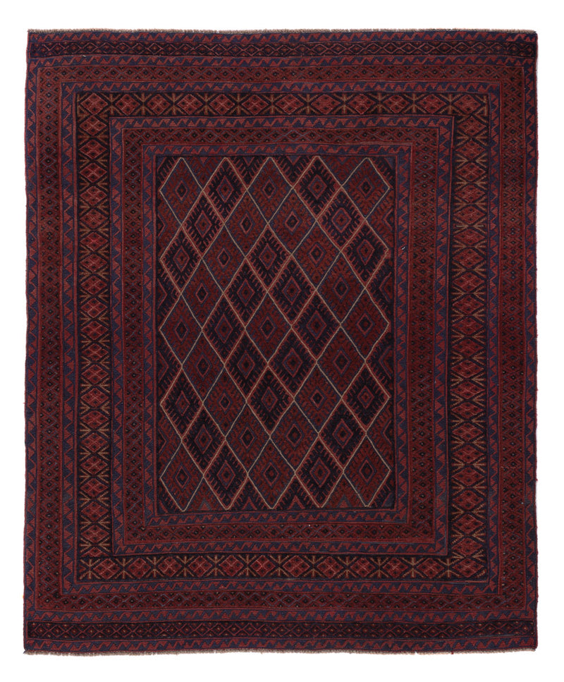 キリム アフガン 絨毯 185x157cm