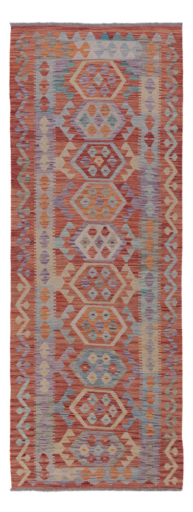 キリム マイメネ 絨毯 248x88cm - ウールラグ