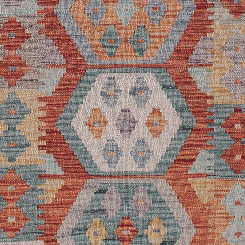 キリム マイメネ 絨毯 298x82cm - ウールラグ