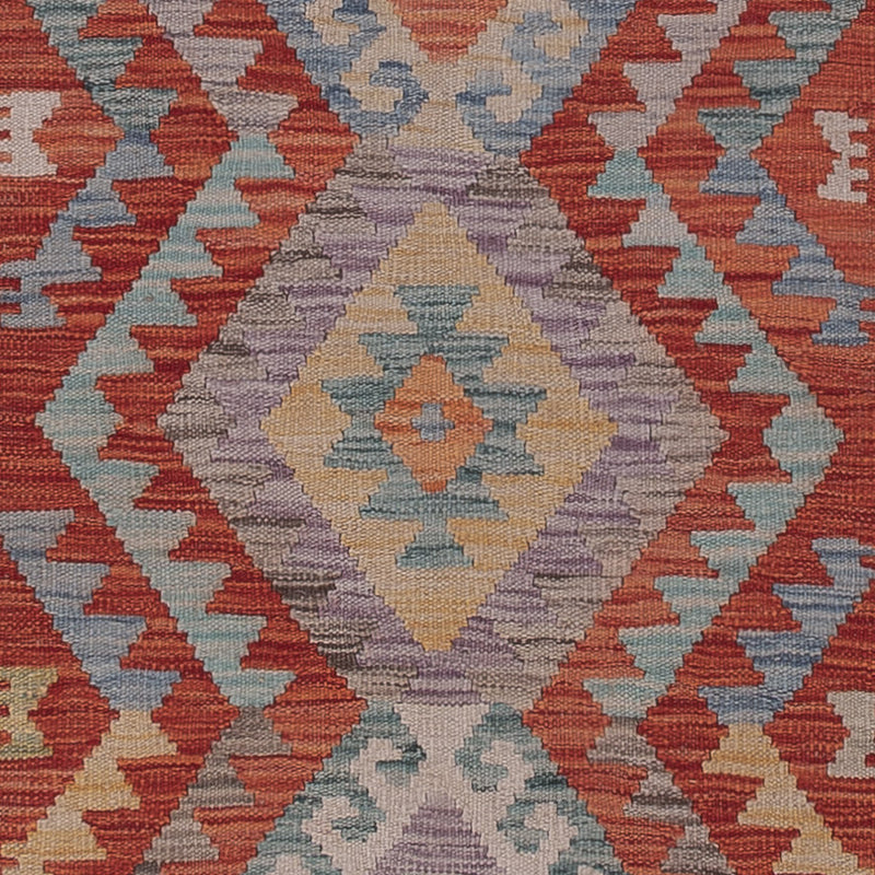 キリム マイメネ 絨毯 404x80cm - ウールラグ