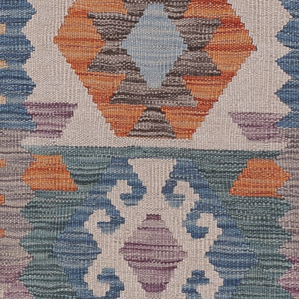 キリム マイメネ 絨毯 200x80cm - ウールラグ