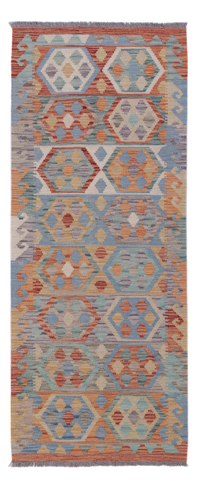 キリム マイメネ 絨毯 79x199cm - ウールラグ