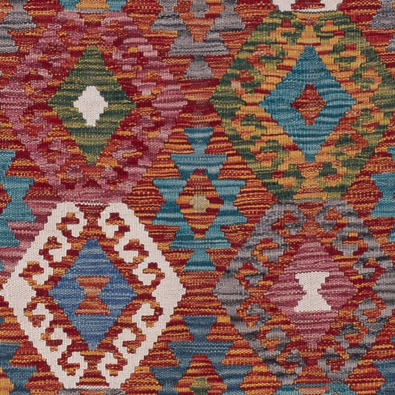キリム マイメネ 絨毯 292x82cm - ウールラグ