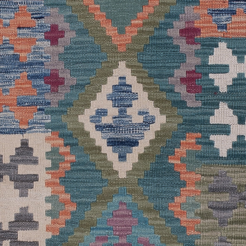 キリム マイメネ 絨毯 296x83cm - ウールラグ