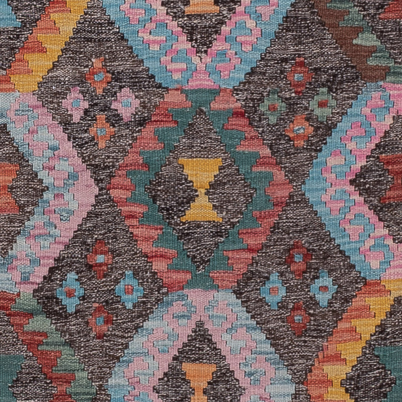キリム マイメネ 絨毯 302x90cm - ウールラグ