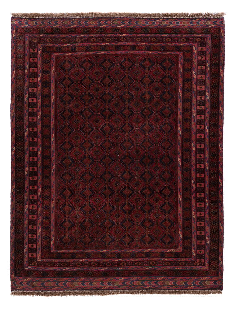 キリム アフガン 絨毯 194x152cm