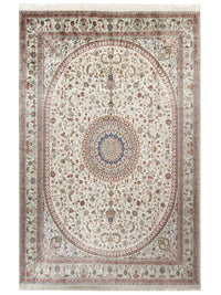 中国シルク 絨毯 366x277cm - オリエンタル絨毯 – product image