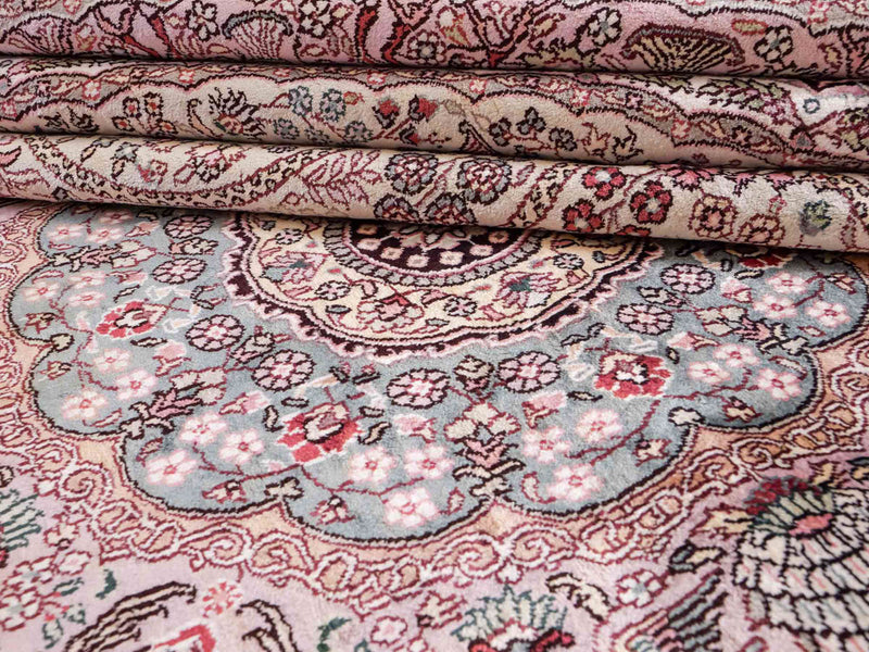 中国シルク 絨毯 300x300cm - オリエンタル絨毯