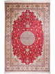 中国シルク 絨毯 278x183cm - オリエンタル絨毯