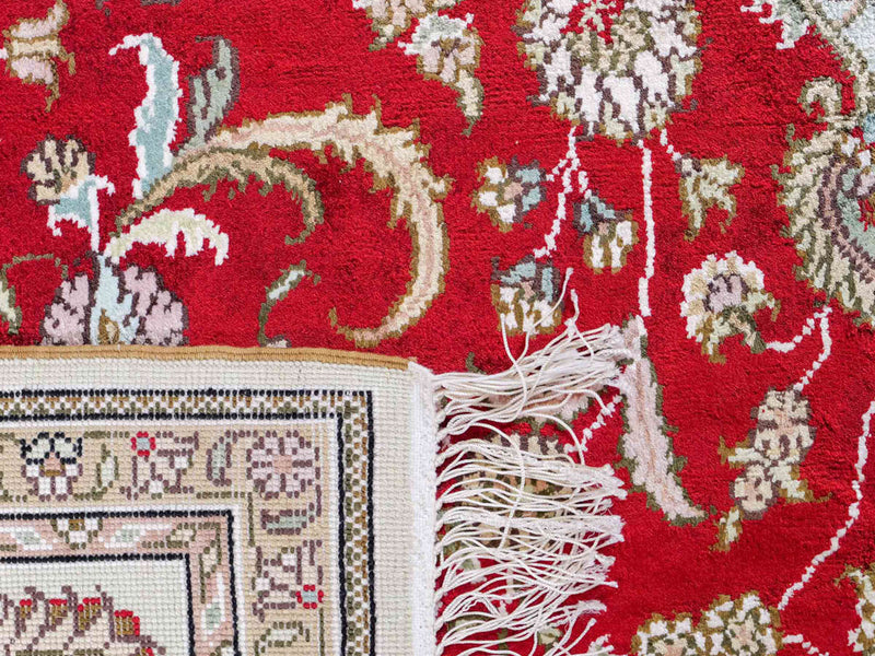 中国シルク 絨毯 240x153cm - オリエンタル絨毯