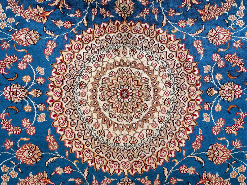 中国シルク 絨毯 240x149cm - オリエンタル絨毯