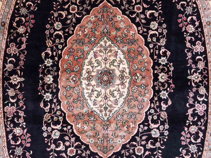 中国シルク 絨毯 238x153cm - オリエンタル絨毯