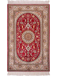 中国シルク 絨毯 120x75cm - オリエンタル絨毯 – product image