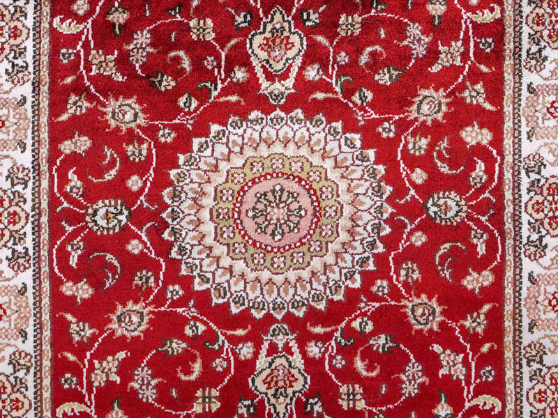 中国シルク 絨毯 117x77cm - オリエンタル絨毯