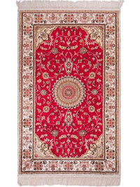中国シルク 絨毯 120x76cm - オリエンタル絨毯 – product image