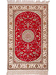 中国シルク 絨毯 122x76cm - オリエンタル絨毯