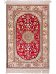 中国シルク 絨毯 122x81cm - オリエンタル絨毯