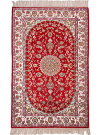 中国シルク 絨毯 119x76cm - オリエンタル絨毯 – product image