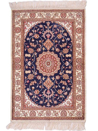 中国シルク 絨毯 92x62cm - オリエンタル絨毯 – product image