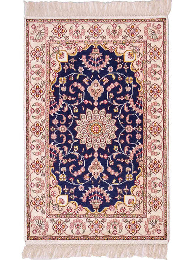 中国シルク 絨毯 60x92cm - オリエンタル絨毯